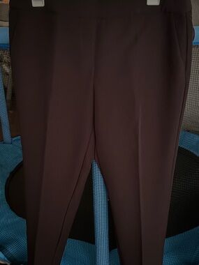 Dressbarn Brown Slim Dress Pants